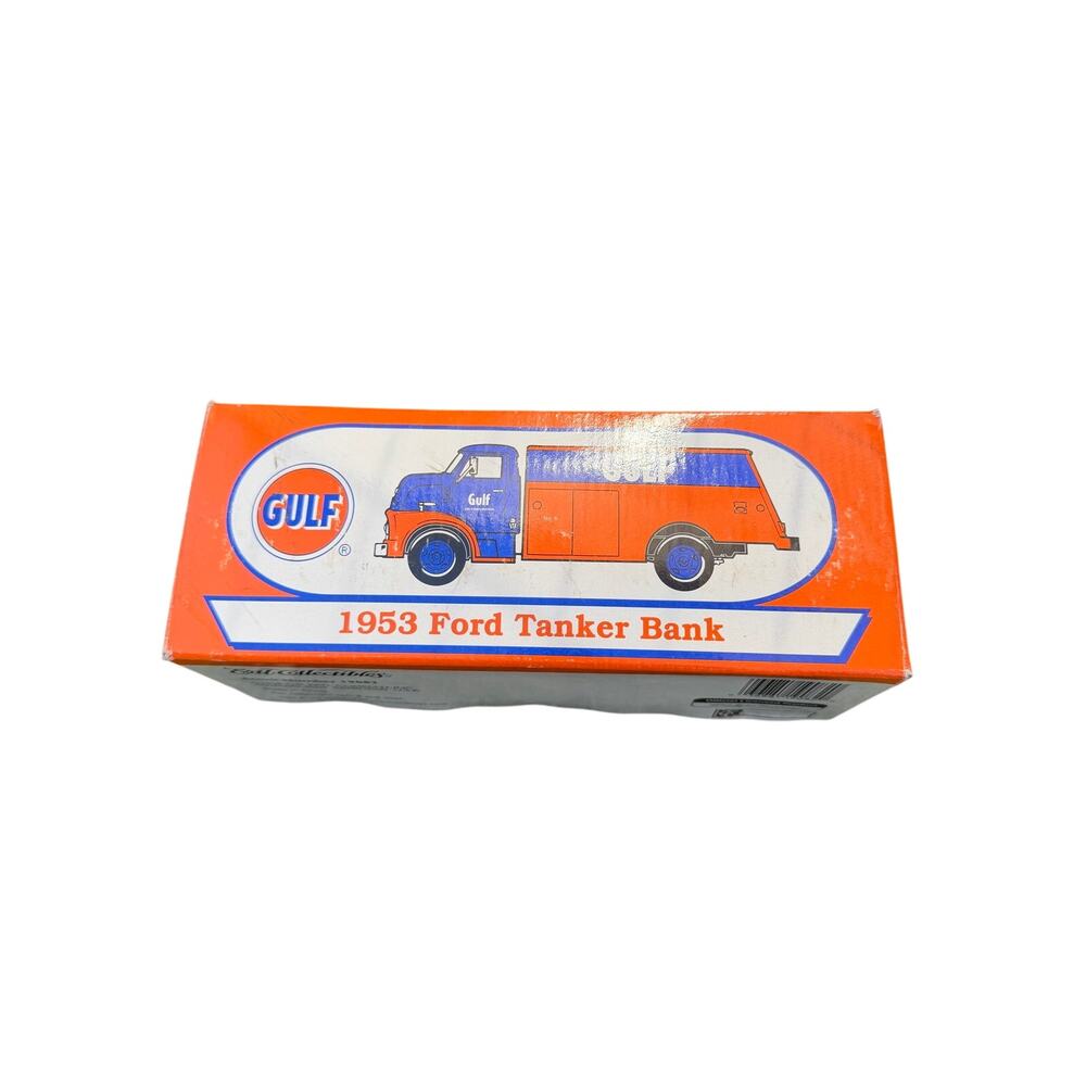 Ertl Collectibles 1953 Ford Tanker Bank Gulf Oil Size 1 to 25 Scale Diecast - Picture 4 of 9